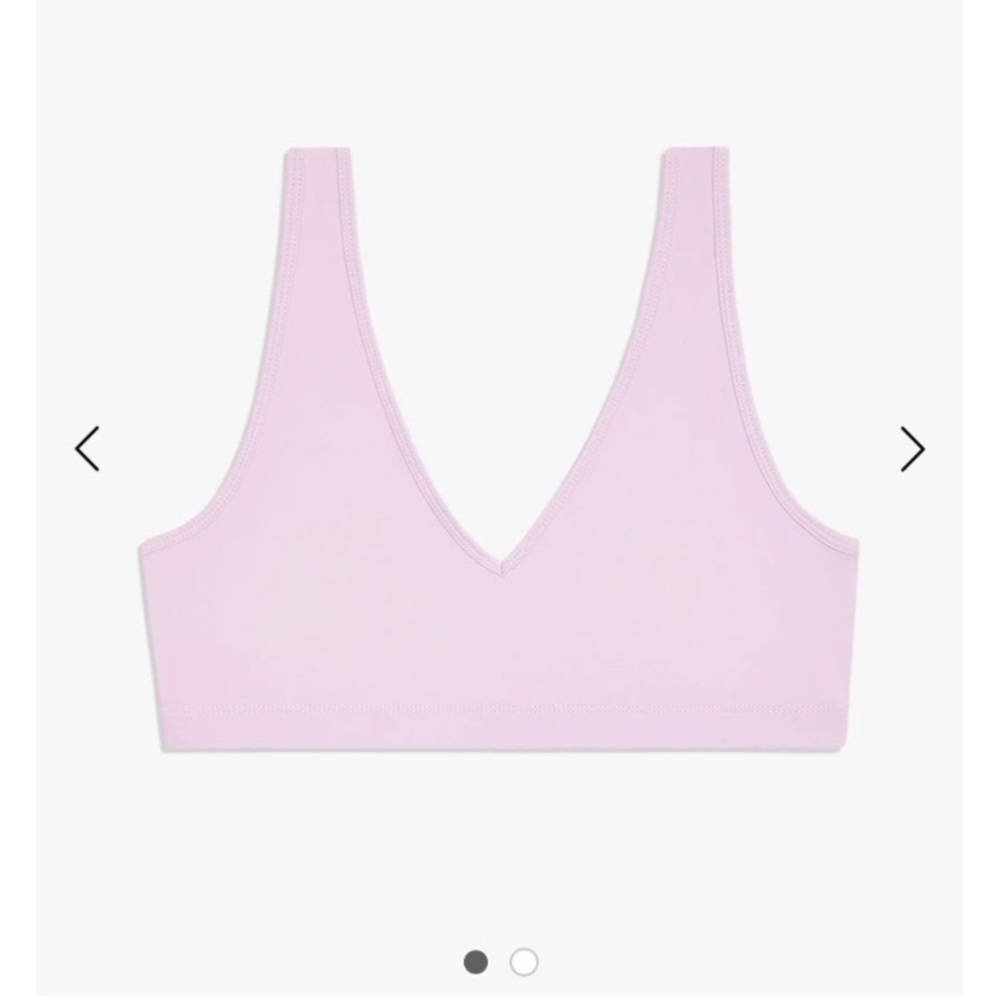 WEWOREWHAT | Active V-Neck Bra Top in Lilac
